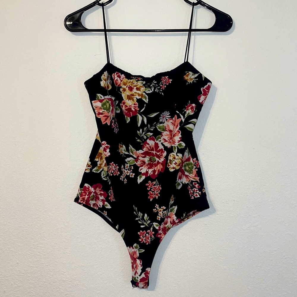 Floral bodysuit.